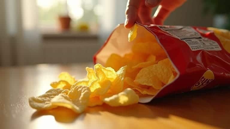 potato chips potentially unhealthy snack